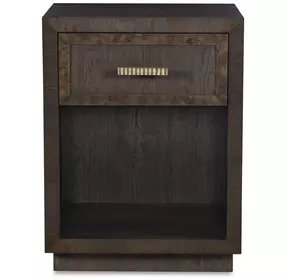 Monterey Hawthorne Dark 1 Drawer Small Nightstand