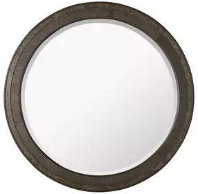 Monterey Hawthorne Dark Round Wall Mirror