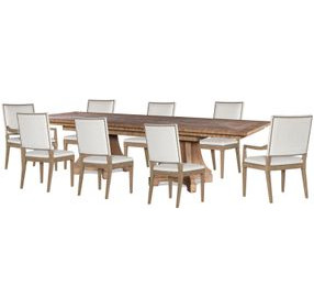Monterey Hawthorne Light Extendable Rectangular Dining Room Set