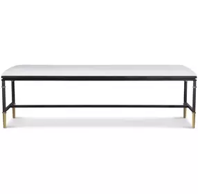 Monterey Cream Upholstered Accent Bench