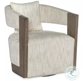 Tiverton Beige Swivel Chair