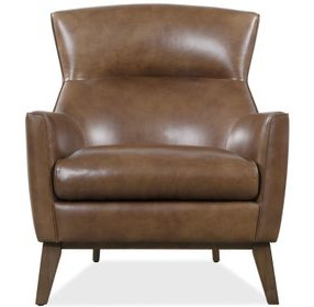 Mossaire Brown Upholstered Club Chair