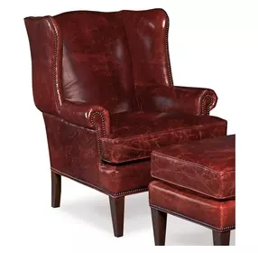 Blakeley Covington Bogue Leather Club Chair