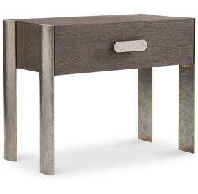 Prado Porcini And Bright Graphite Nightstand