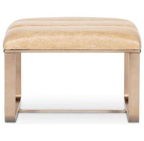 Cooper Brown Upholstered Rectangular Ottoman