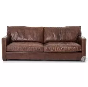 Larkin Cigar Leather 88" Sofa