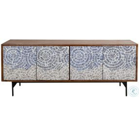 Crossings Coconut Shell 80" TV Stand