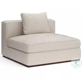 Bello Oatmeal Armless Chair