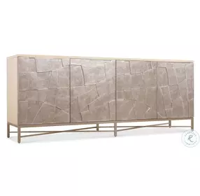 Westwood Polished Limestone And Venetian Dawn Credenza