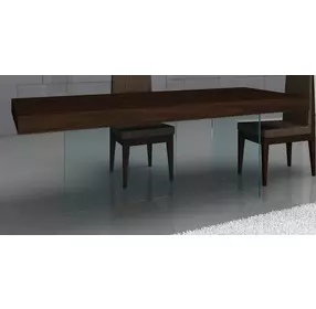 Float Dark Oak 78" Rectangular Dining Table