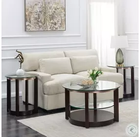 Benton Espresso Occasional Table Set