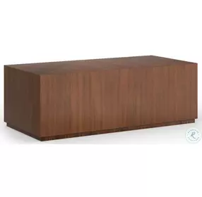 Bello Retro Walnut Rectangle Cocktail Table