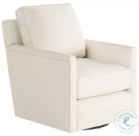 Sugarshack Glacier Off White Swivel Glider Chair