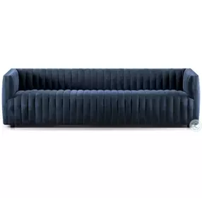 Augustine Sapphire Navy 96" Sofa