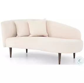Luna Capri Oatmeal Performance Fabric LAF Chaise