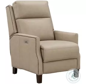 Charlotte Dobbs Putty Power Recliner with Power Headrest