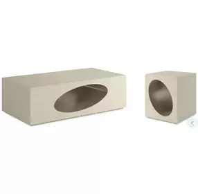 Chasm Ivory Craze Occasional Table Set