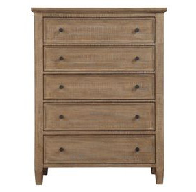 Riverdale Brown Metal 5 Drawer Chest