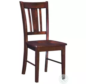 Dining Essentials San Remo Espresso Side Chair Set of 2