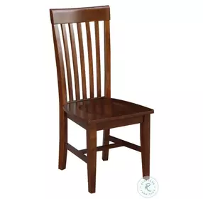 Cosmopolitan Espresso Brown Tall Mission Dining Chair Set of 2
