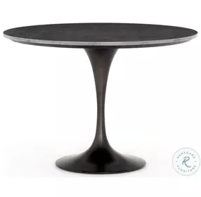Powell Bluestone And Dark Rustic Black 42" Bistro Table