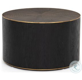 Perry Bright Brass Clad Bunching Table