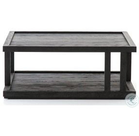 Charley Drifted Black Coffee Table