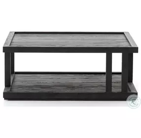 Charley Drifted Black Coffee Table