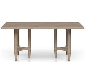 Wilmington Sand HiLo Triad Dining Table