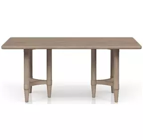 Wilmington Sand HiLo Triad Dining Table