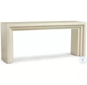 Aries Antique White Console Table