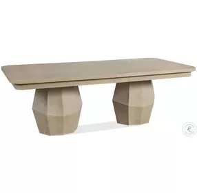 Serenity Light Cerused Oak Extendable Dining Table