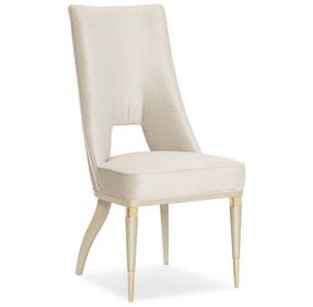 Guest of Honor Cream Performance Fabric Dining Side Chair