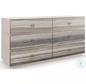 Bedrock Almond Milk And Gray Sandstone Dresser