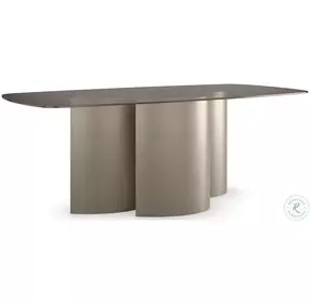 Aphelion Brushed Whisper Of Gold 80" Dining Table