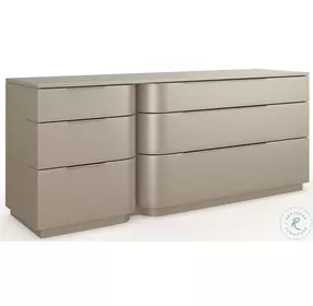 Oblique Soft Silver Paint Gloss Dresser