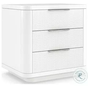Touch Base Cloud White Nightstand