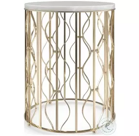 Style Spotter Whisper Of Gold Side Table