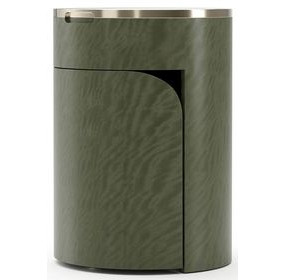 Absinthe Verdigris Swirl Vanity with Mirror and Chair