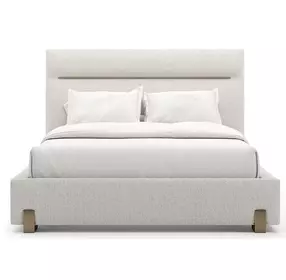 Counter Balance Upholstered Panel Bed