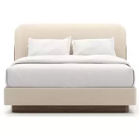 Fleur Upholstered Panel Bed