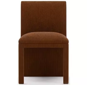 Precipice Saffron Upholstered Dining Chair