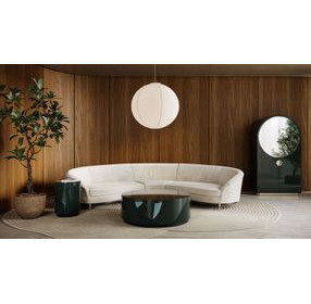 Cocktail Couture Apatite Gloss Round Occasional Table Set