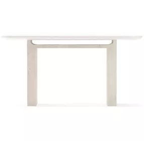 Overlap Latte and Travertine 67" Console Table
