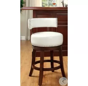 Shirley White 24" Bar Stool Set Of 2