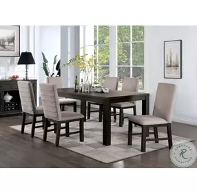 Umbria Antique Black Dining Room Set