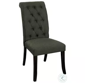 Sania Antique Black And Gray Side Chair Set of 2