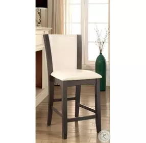 Manhattan White Counter Height Chair Set Of 2