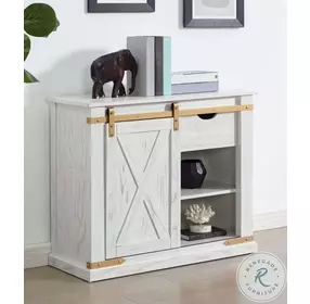 Bacerra Antique White And Gold Sofa Table