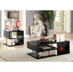 Ninove Black Occasional Table Set